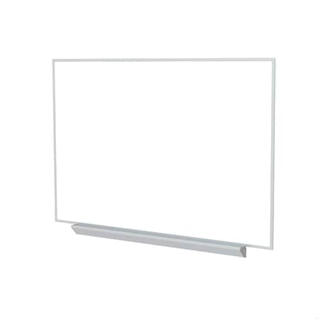 Ghent M1 Porcelain Magnetic Whiteboard, Aluminum Frame, Box Tray, 4ft H x 7ft  4in W A2M47